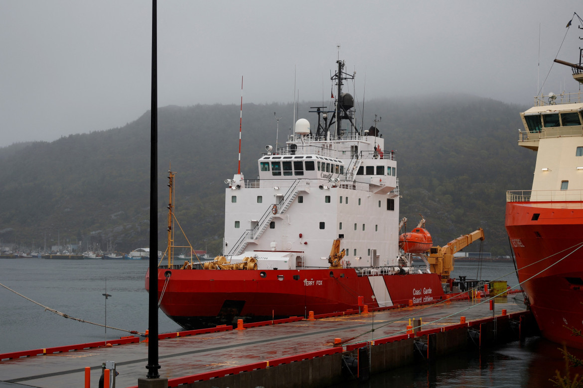 Operativo de búsqueda del submarino Titan. Foto: Reuters.