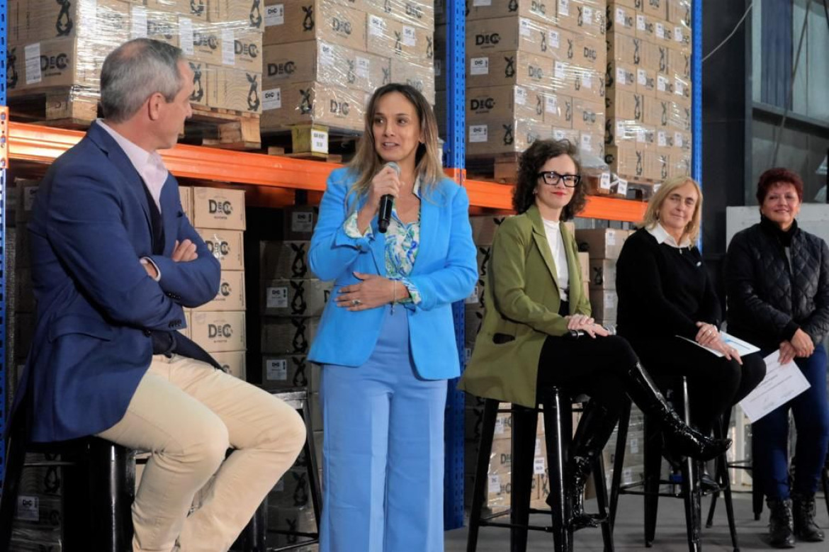 Quinta edición del programa Alimentos con Valor en Tigre, Malena Galmarini. Foto: prensa