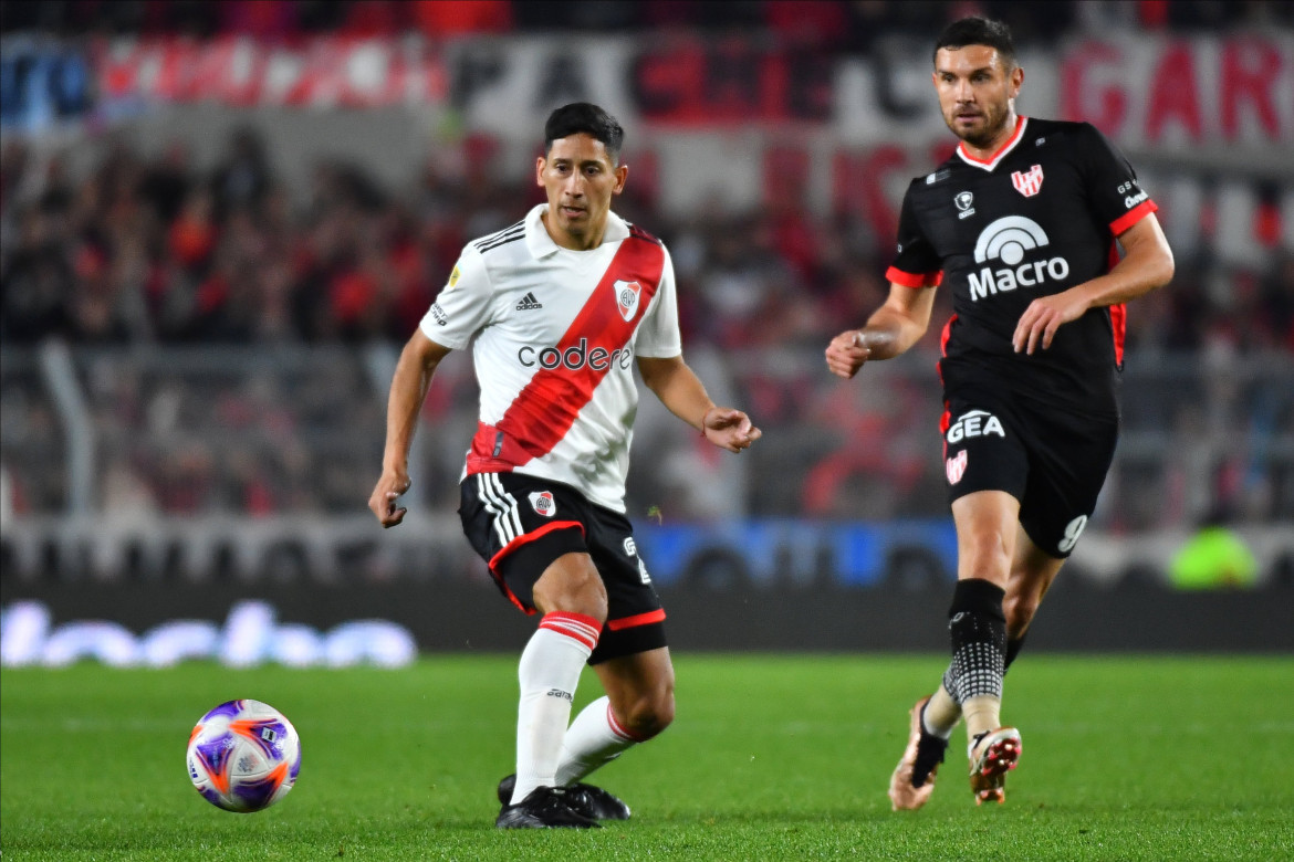 Rodrigo Aliendro; River Plate vs. Instituto de Córdoba. Foto: Twitter @RiverPlate.