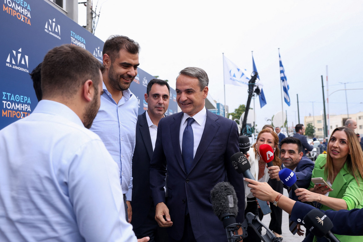 Kyriakos Mitsotakis, elecciones en Grecia. Foto: Reuters.