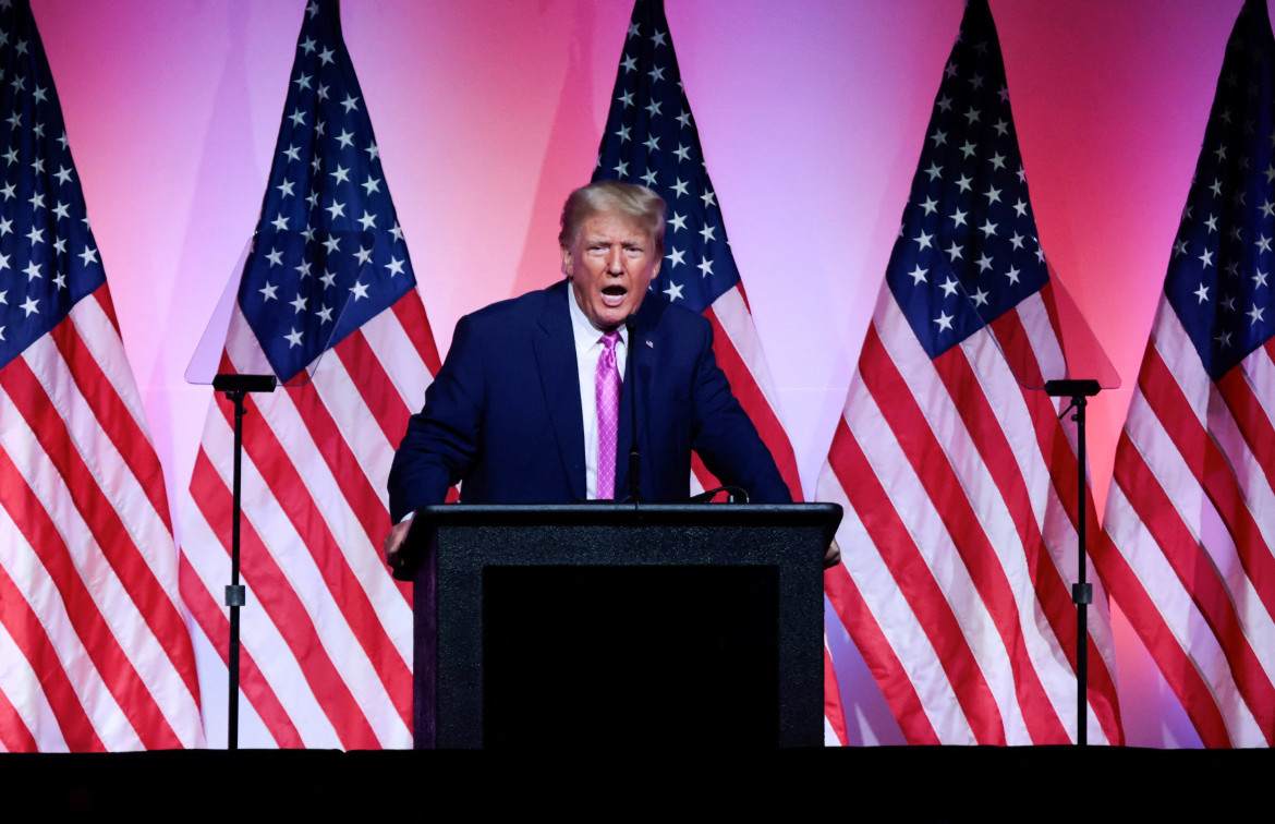 Trump aseguró que la filtración del audio es ilegal y que está manipulado. Foto: Reuters.