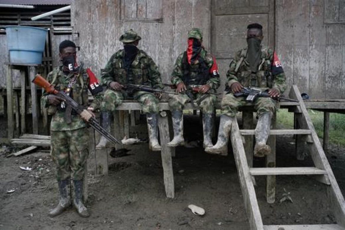 El grupo guerrillero ELN. Foto: Reuters.