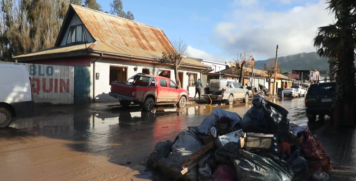 Inundaciones en Chile. Foto: captura video Ruptly.