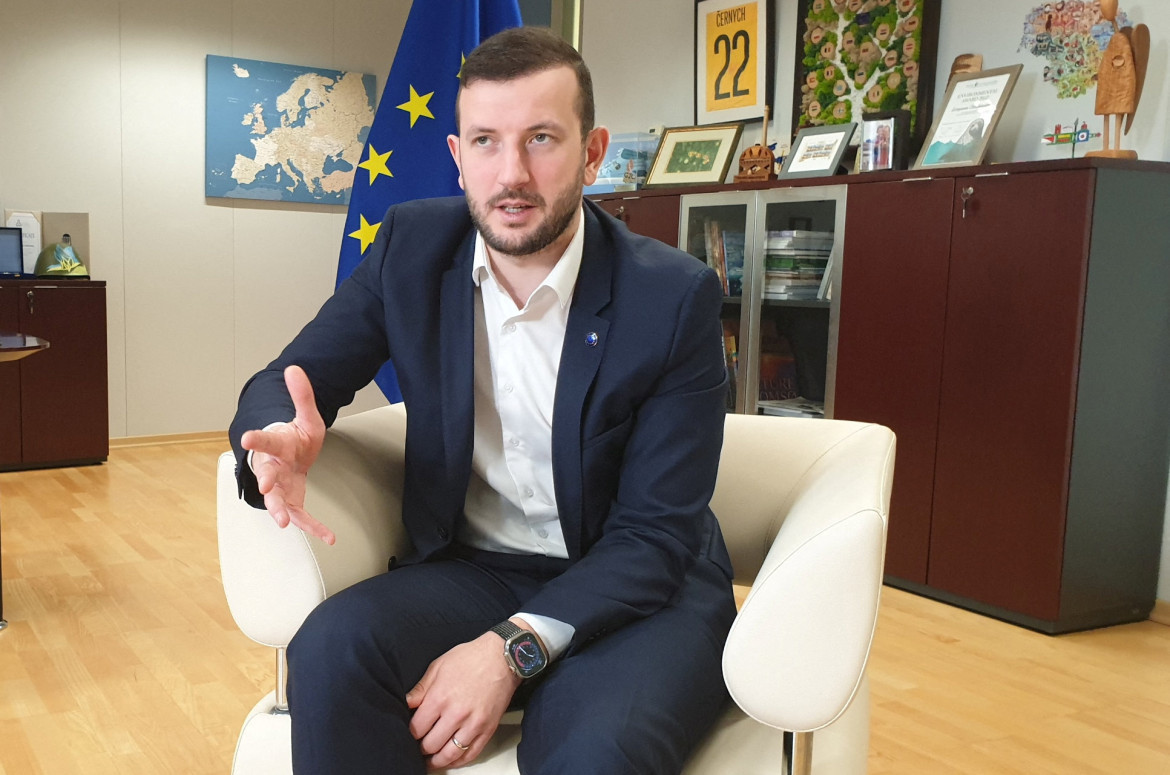 Virginijus Sinkevicius, comisario europeo de Medioambiente. Foto: Reuters.