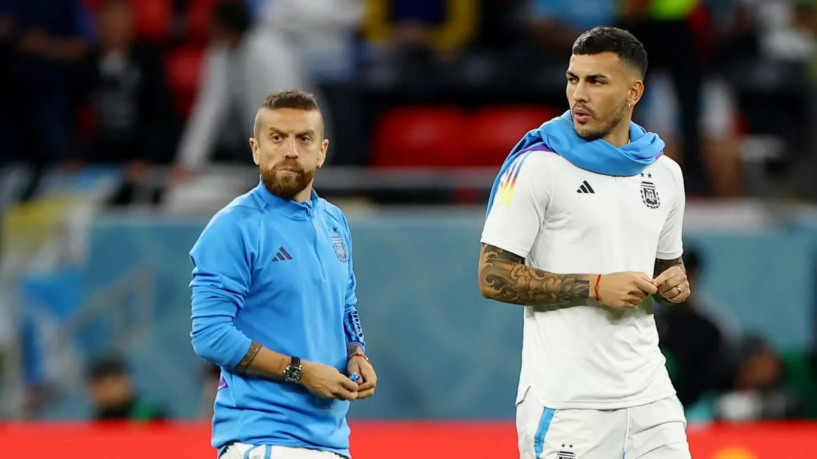 Alejandro "Papu" Gómez y Leandro Paredes. Foto: Reuters.