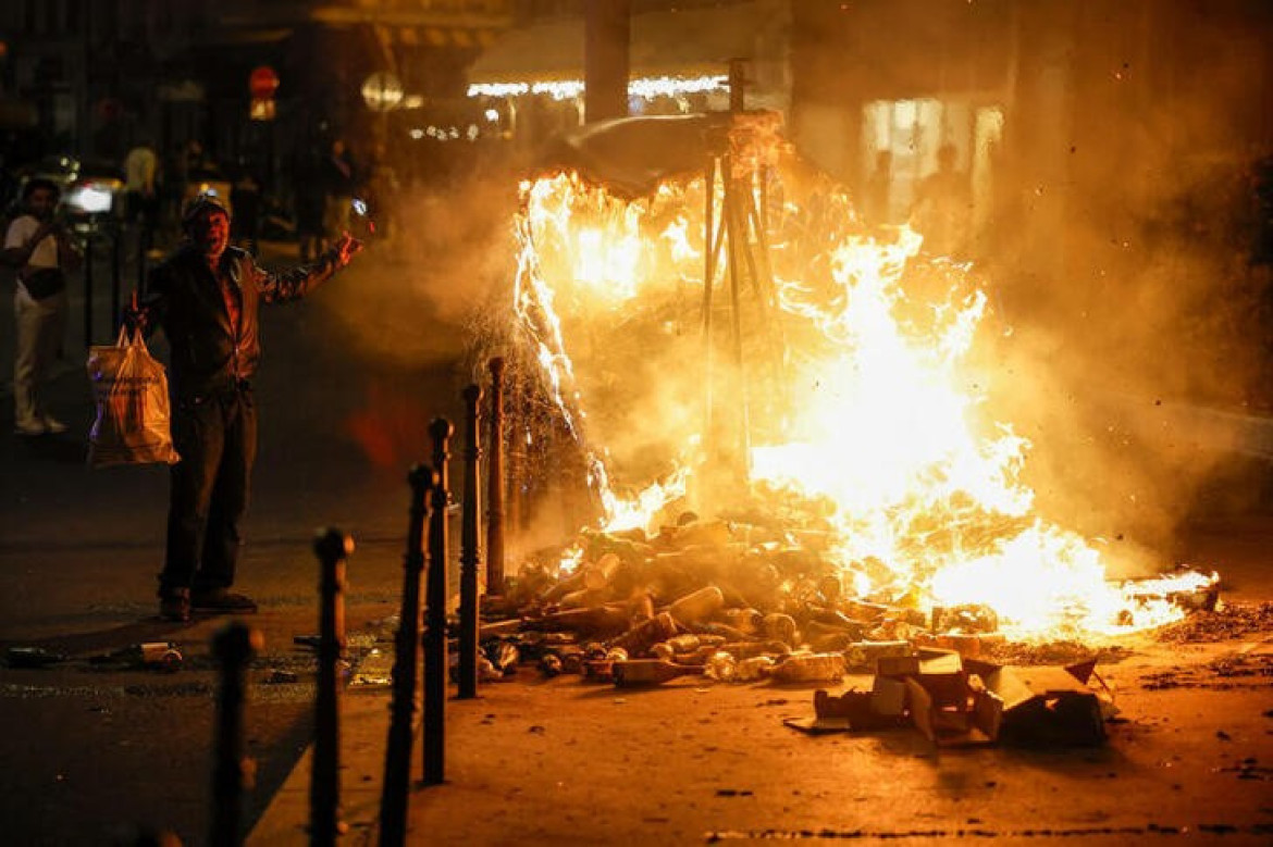 Protestas en Francia. Video: Twitter.