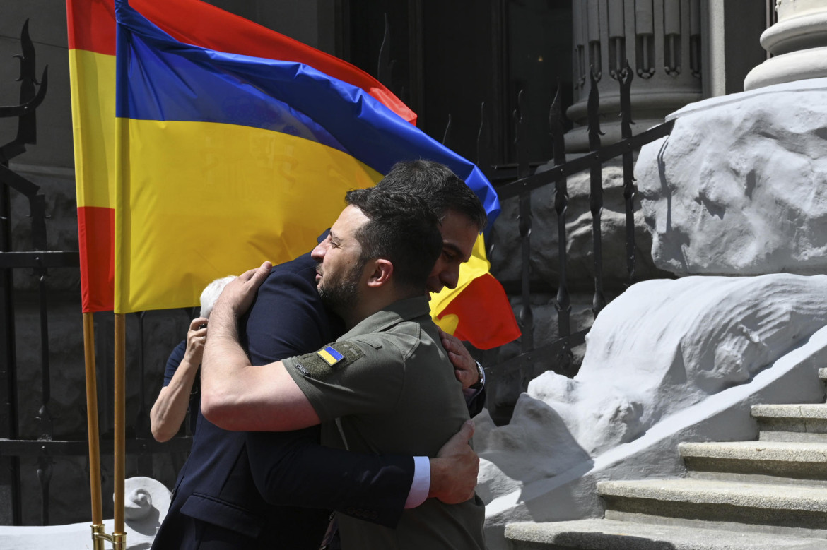 Pedro Sánchez y Volodímir Zelenski en Kiev. Foto: EFE.