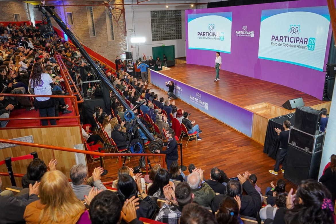 Mayra Mendoza en la Universidad Nacional de Quilmes. Foto: Prensa.