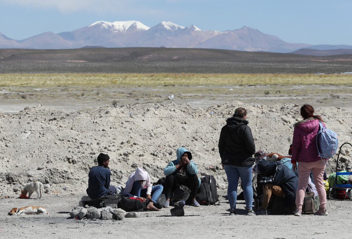 Migración en Chile. Foto: EFE