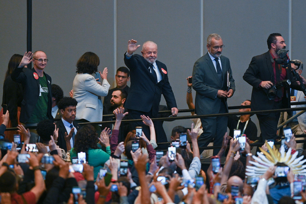 Lula da Silva durante la 17ª Conferencia Nacional de Salud este miércoles. Foto: EFE