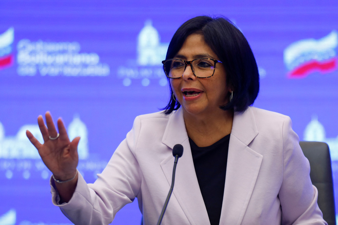 Delcy Rodríguez, vicepresidente de Venezuela. Foto: Reuters.