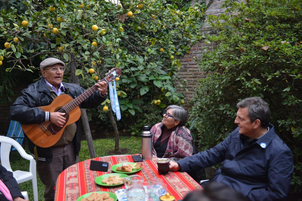 Sergio Massa en Vicente López. Foto: prensa