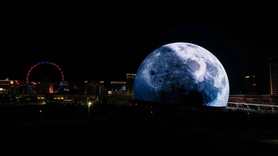 MSG Sphere: la impactante esfera en Las Vegas. Foto: NA.