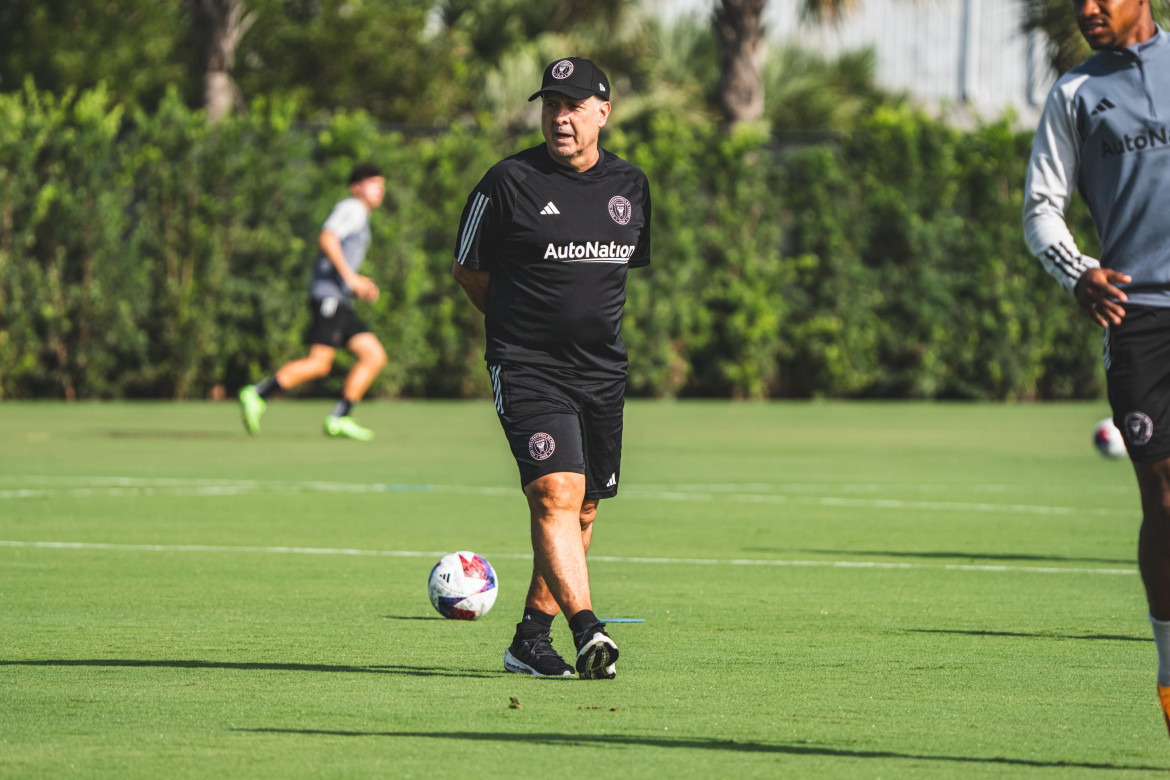 Gerardo Martino en el Inter Miami. Foto: @InterMiamiCF.