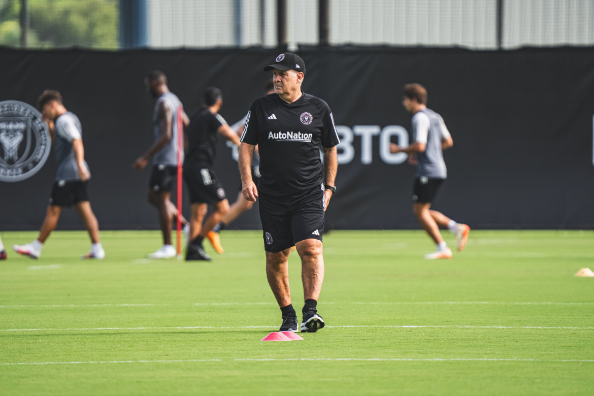 Gerardo Martino en el Inter Miami. Foto: @InterMiamiCF.