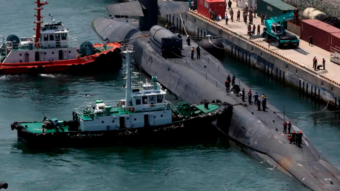 Submarino en Guantánamo. Foto: cancillería Cuba