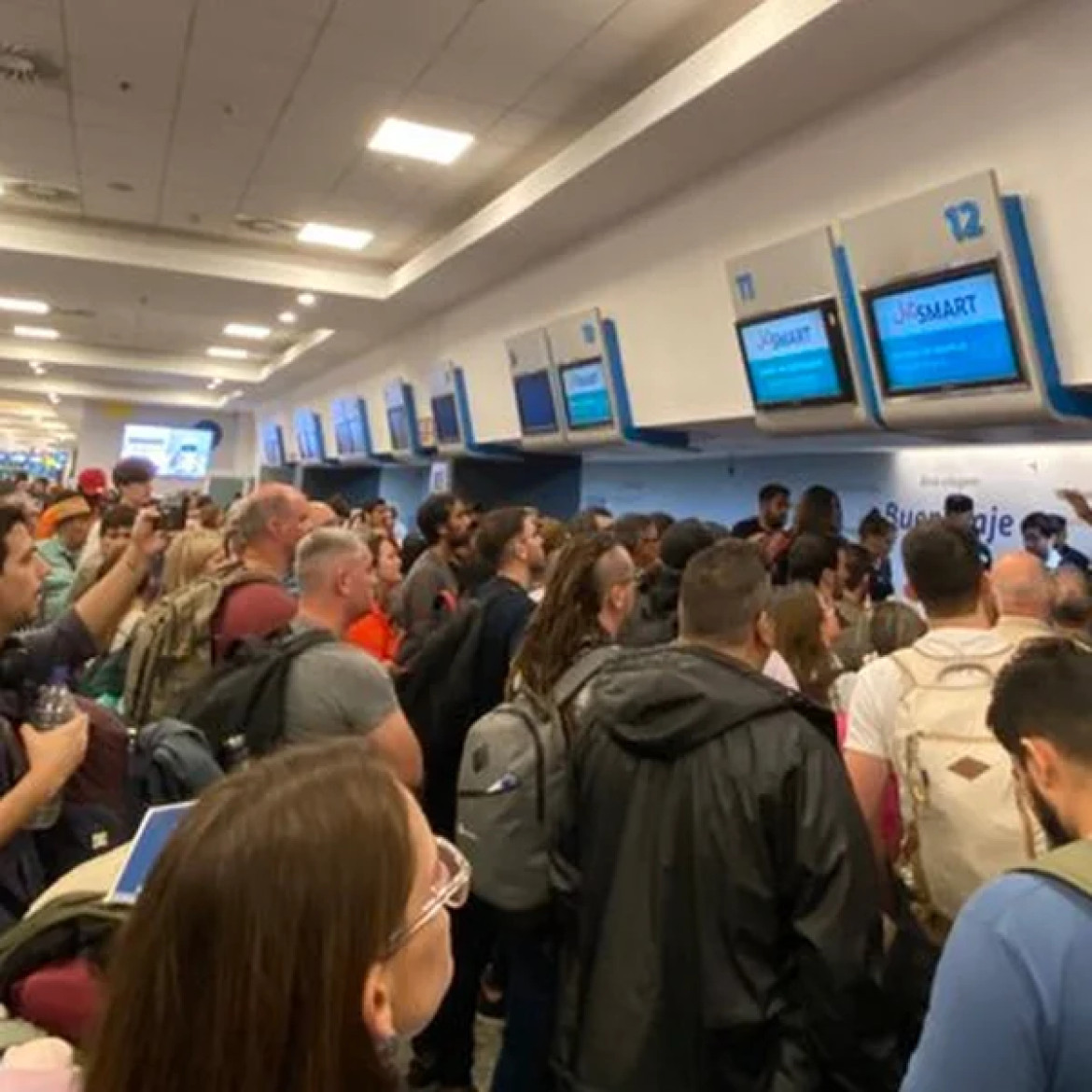 Vuelos demorados en Aeroparque.