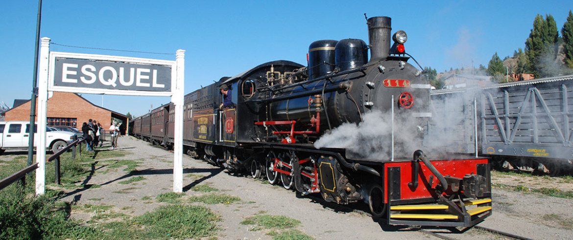 Tren La Trochita. Foto: Municipalidad de Esquel.