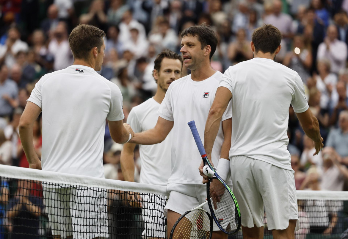 Final de dobles en Wimbledon. Foto: EFE