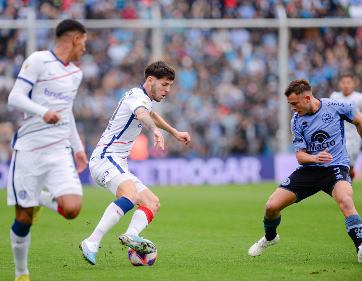 Agustín Martegani; Belgrano vs. San Lorenzo. Foto: NA.