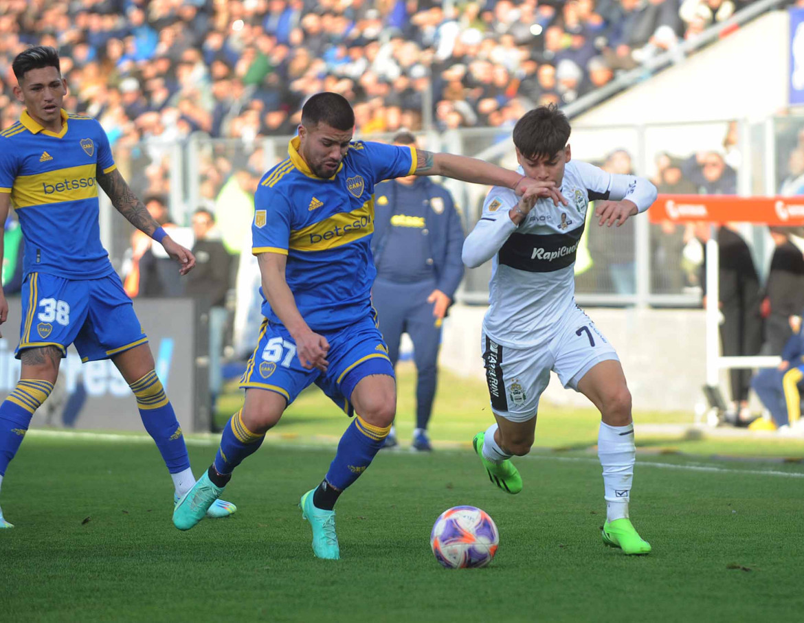 Marcelo Weigandt; Gimnasia vs. Boca. Foto: Télam.