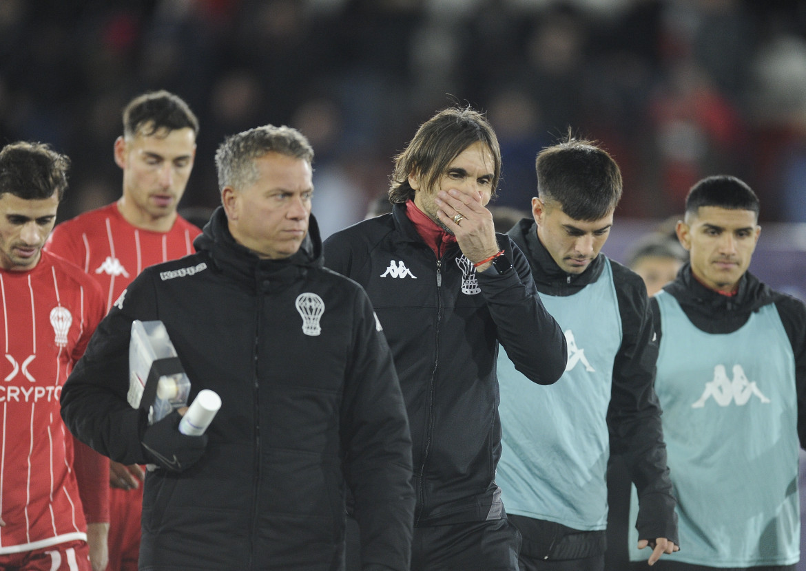 Huracán todavía no pudo ganar desde la llegada de Diego Martínez. Foto: Télam.