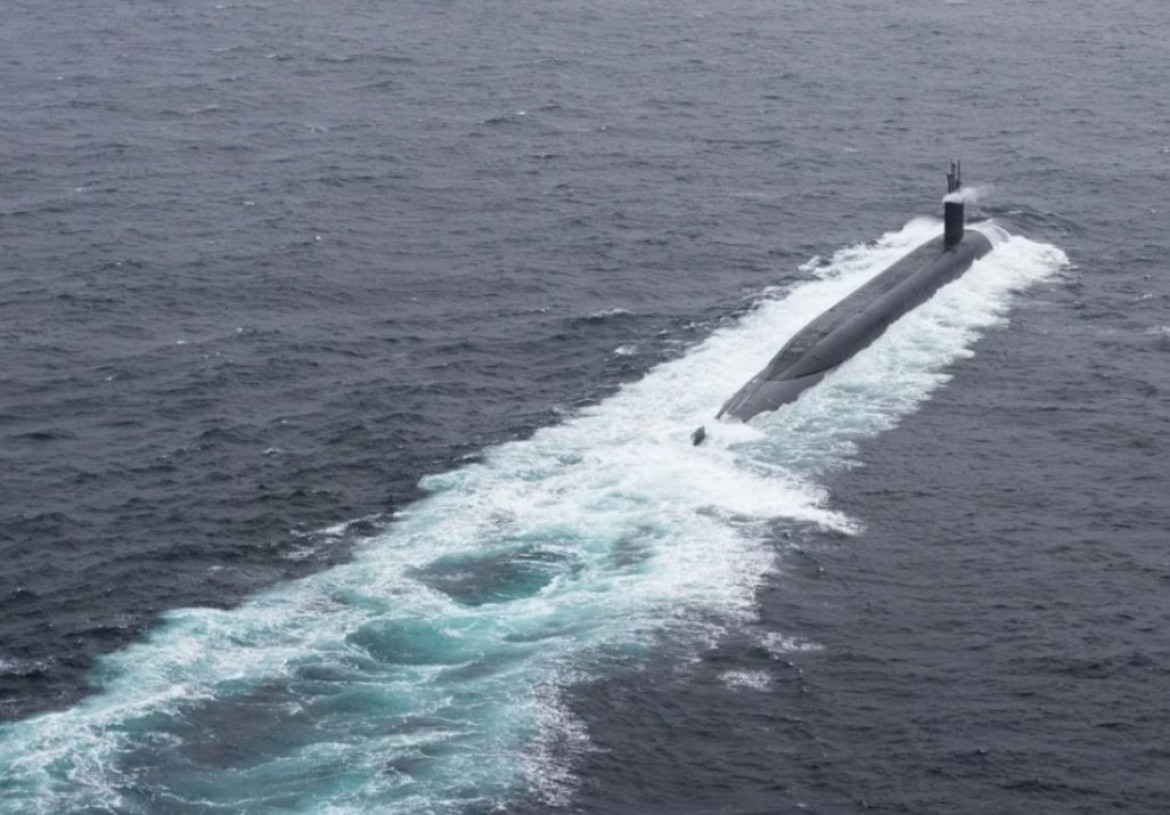 Misil balísitico norcoreano en el mar de Japón. Foto: Twitter.