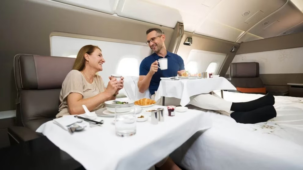 Así es la primera clase de Singapore Airlines. Foto: Singapore Airlines.