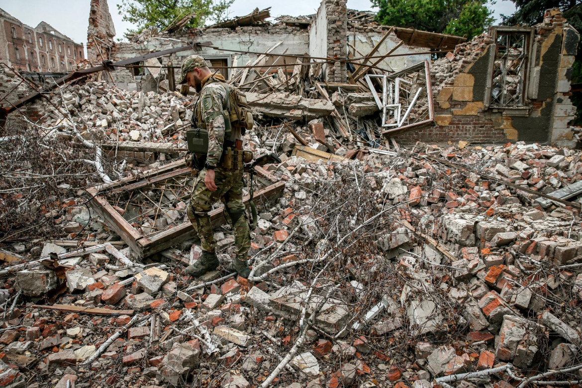 Ataques con misiles rusos en la región de Donetsk, Ucrania. Foto: EFE