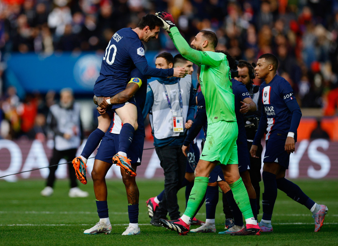 Gianluigi Donnarumma en el PSG. Foto: NA.