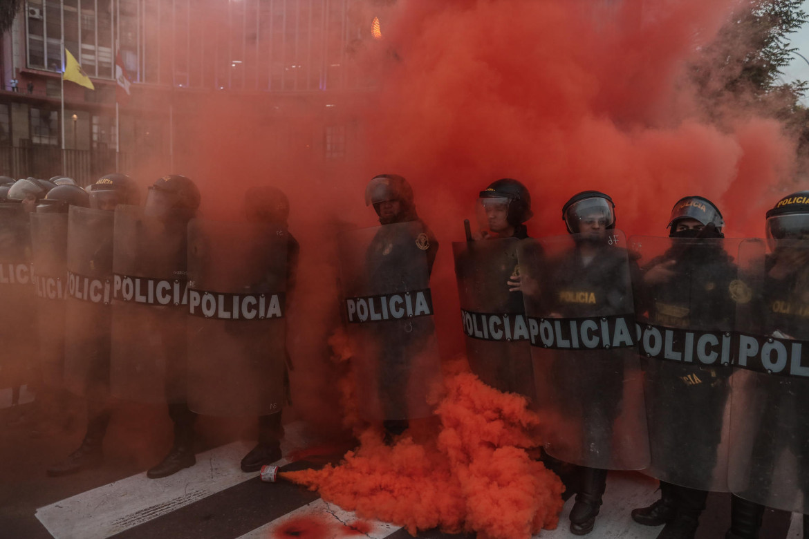 Manifestaciones en Perú. Foto: EFE.