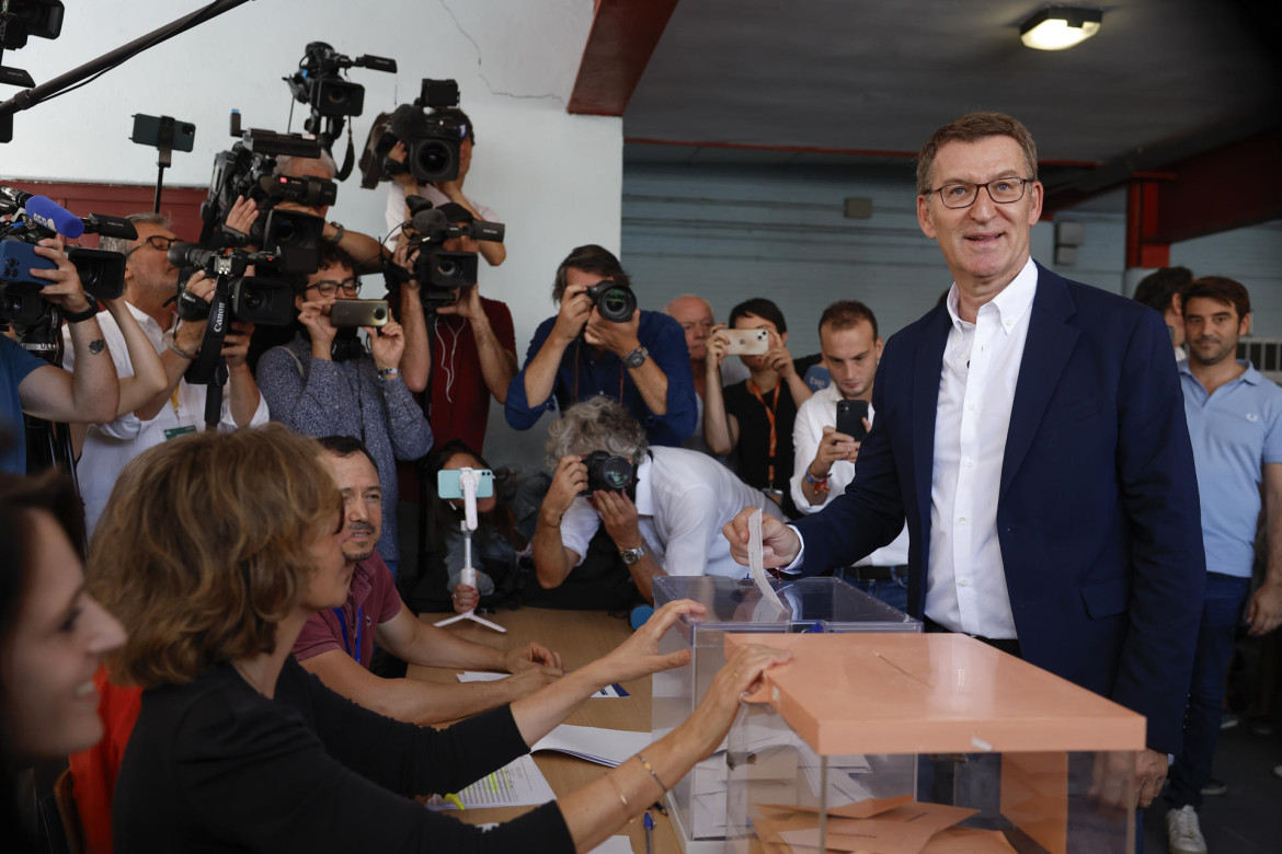 Elecciones en España. Alberto Núñez Feijóo, Partido Popular. Foto: EFE.