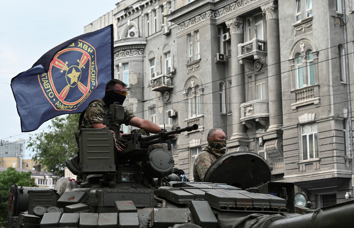 Mercenarios Wagner entrando a Bielorrusia. Foto: Reuters.