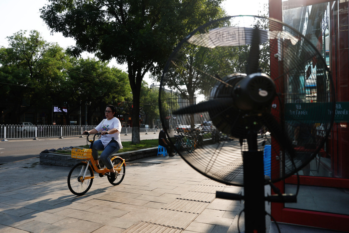 Ola de calor en China. Foto Reuters.