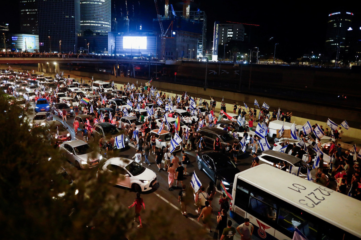 Protestas en Israel. Foto: Reuters.