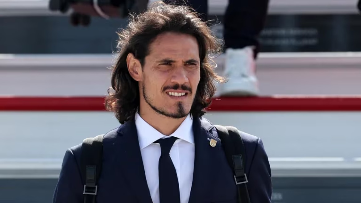 Edison Cavani, futbolista. Foto: Reuters