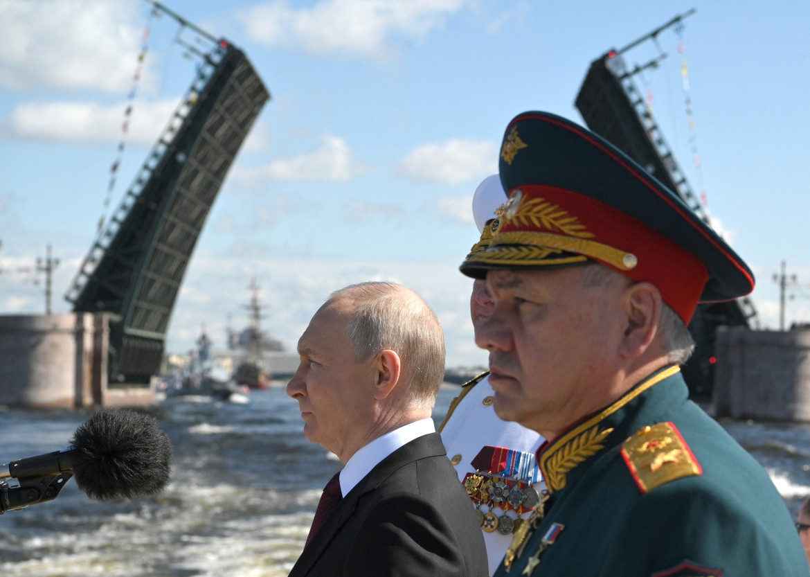 Putin en el Día de la Armada. Foto: Reuters.