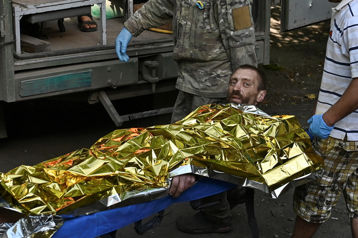 Hospital militar ucraniano en Zaporiyia. Foto: Reuters.