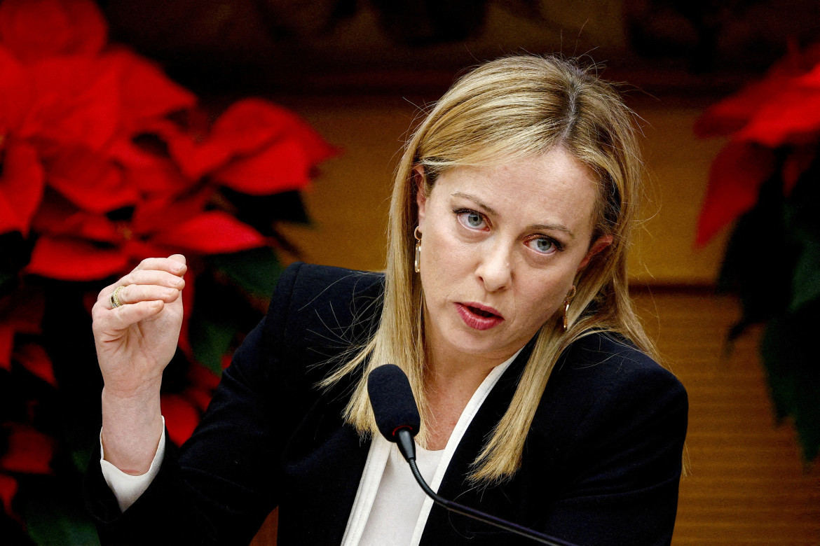 Primera ministra italiana, Giorgia Meloni. Foto: Reuters.