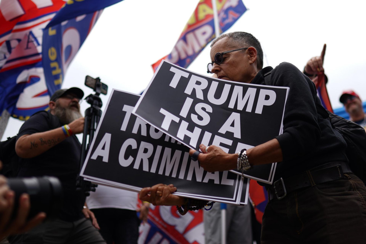 Manifestación contra Trump en Washintgton. Foto: EFE