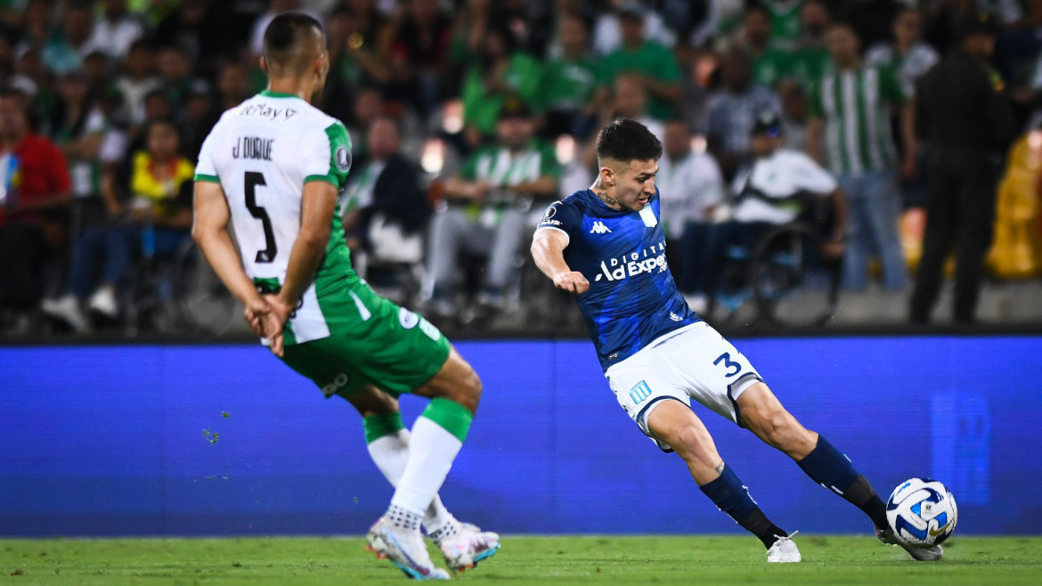 Racing cayó por 4 a 2 ante Atlético Nacional. Foto: NA.