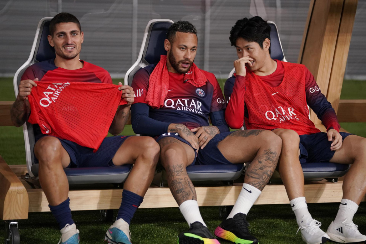 Neymar y Marco Verratti no participaron de la pretemporada con el PSG. Foto: EFE.