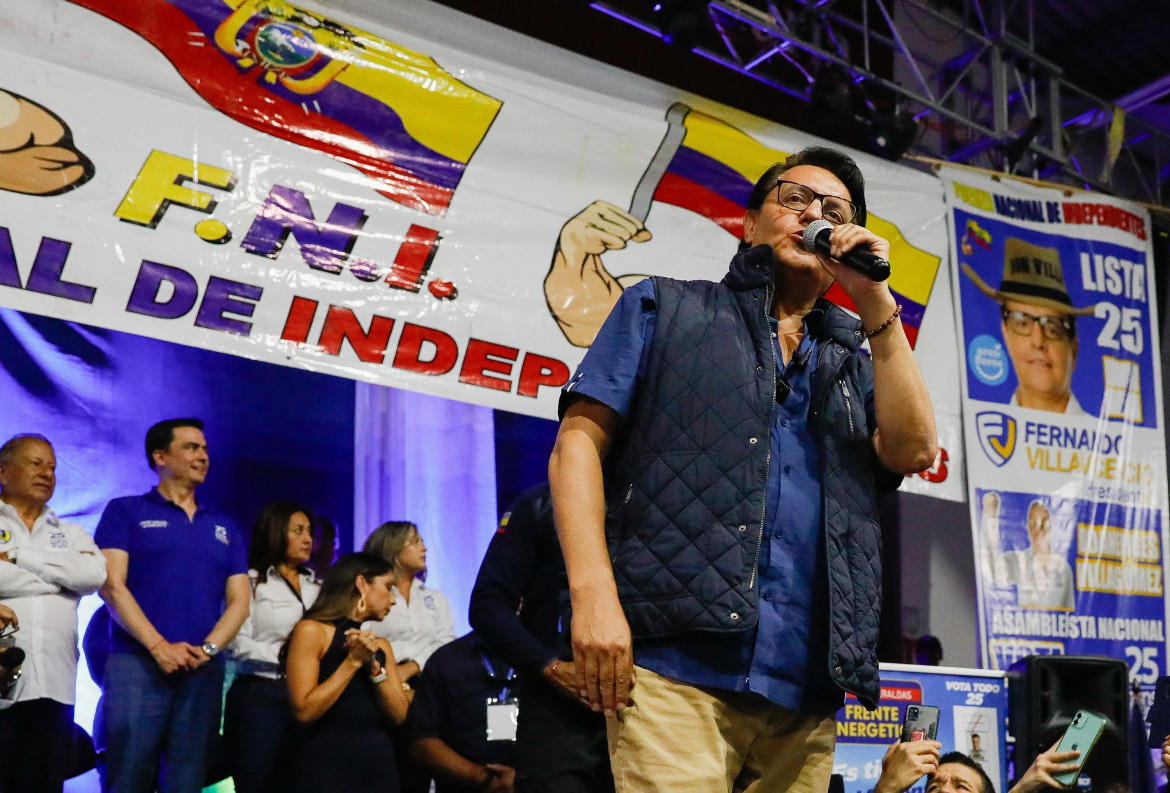 Fernando Villavicencio, candidato asesinado en Ecuador. Foto: Reuters.