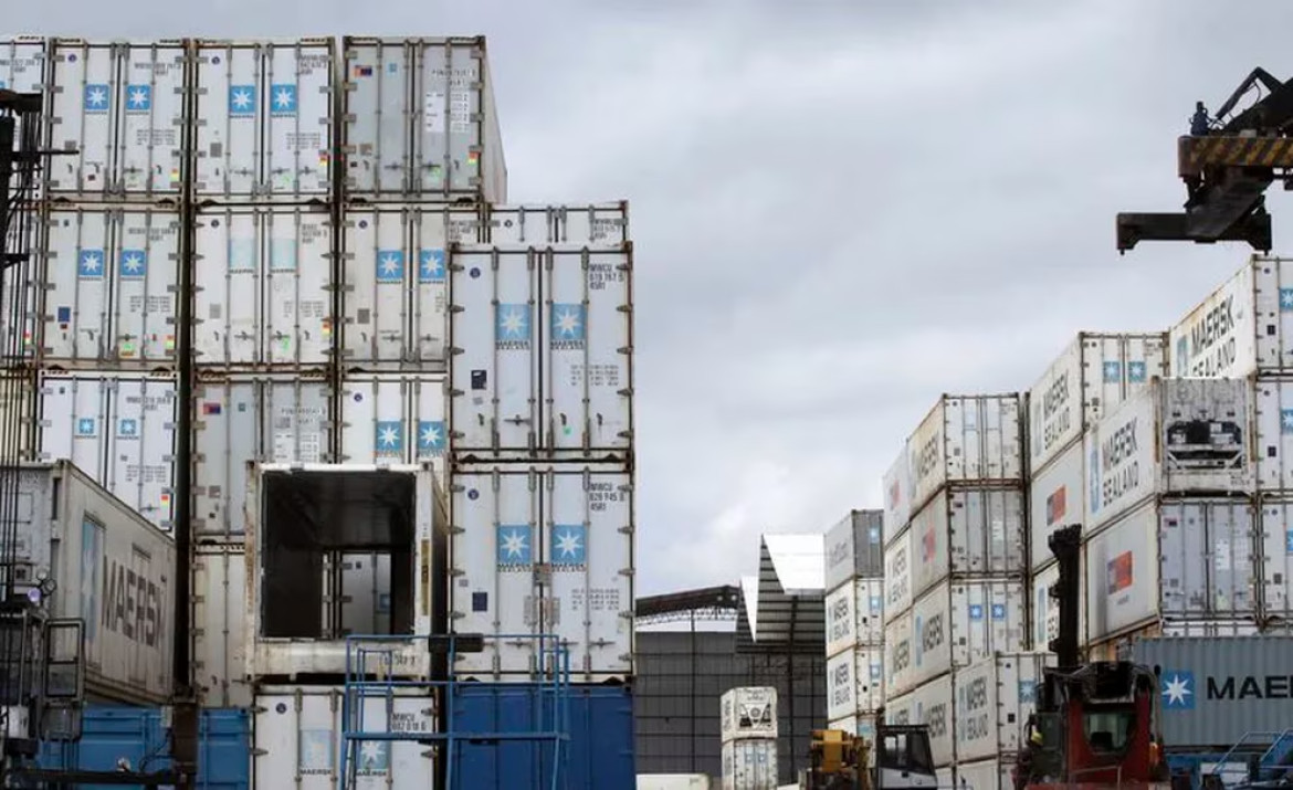 El contenedor de plátanos fue contaminado en uno de los Puertos de Guayaquil. Foto: Reuters