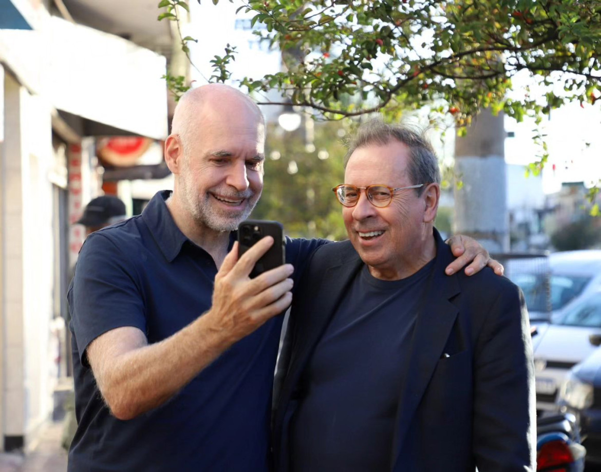 Mario Markic con Rodríguez Larreta. Foto: NA.