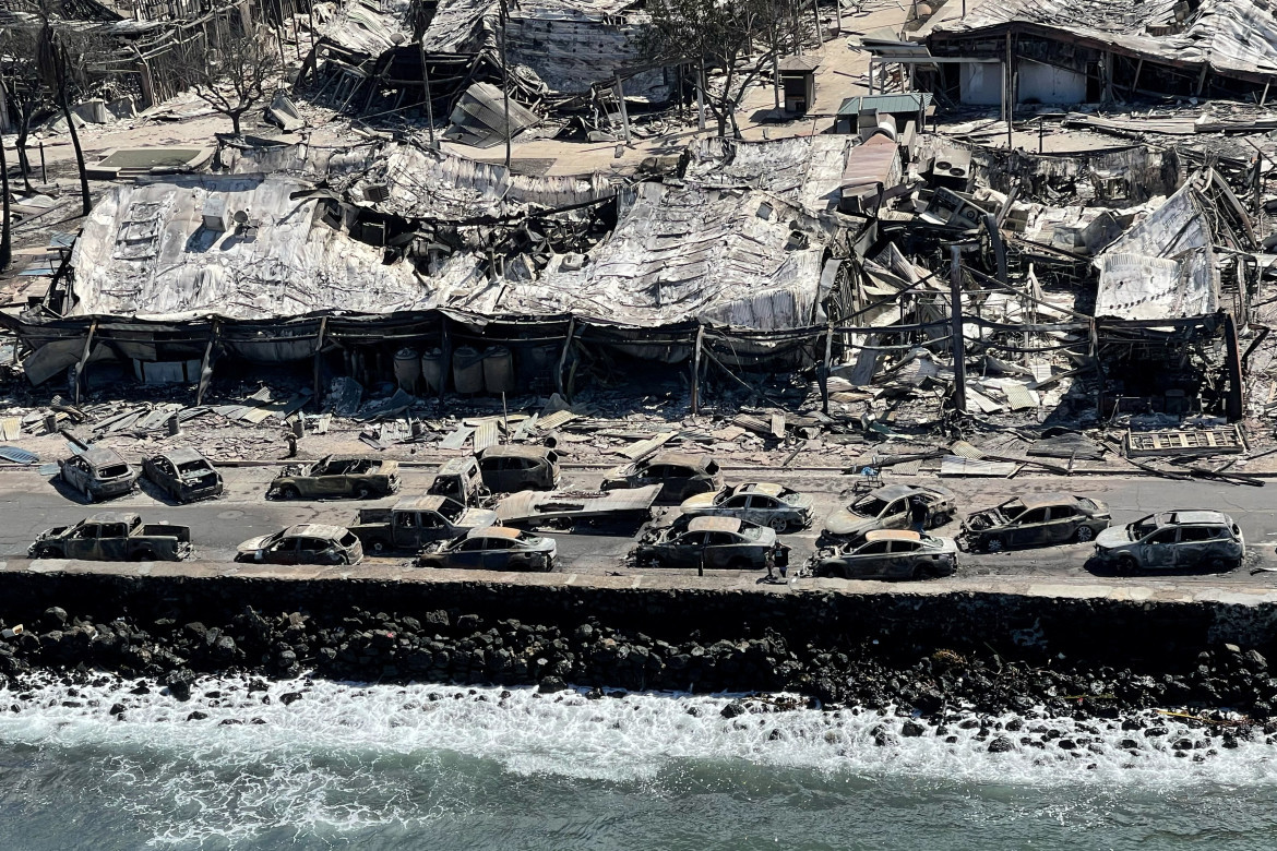 Consecuencias de los incendios forestales en Hawái. Foto: Reuters.