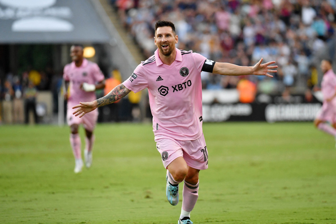 Lionel Messi con el Inter Miami. Foto: Reuters.