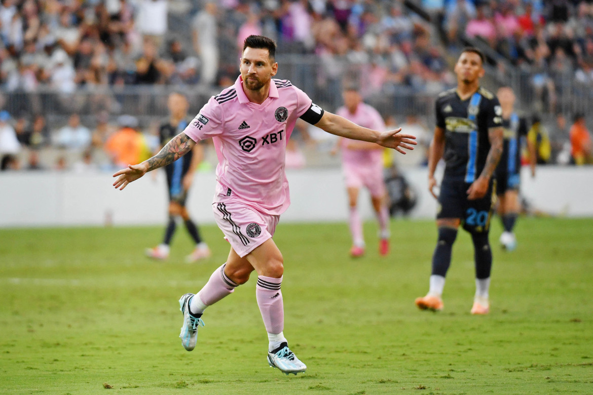 Lionel Messi tuvo otra actuación estelar ante Philadelphia Union. Foto: Reuters.