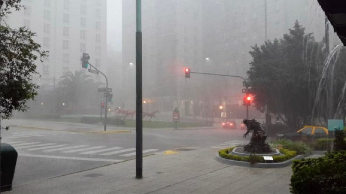 Lluvia, mal clima. Foto: NA.