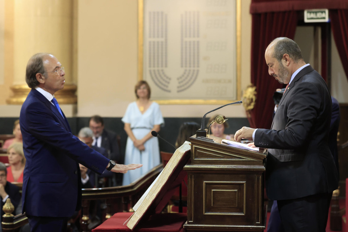 Pedro Rollán del PP quedó al frente del Senado. Foto: EFE.